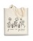 1 Pack Canvas Tote Bag Aesthetic for Women, Cute Trendy Grow in grace Reusable Cloth Cotton Bags with Handle for Grocery College Shopping Beach